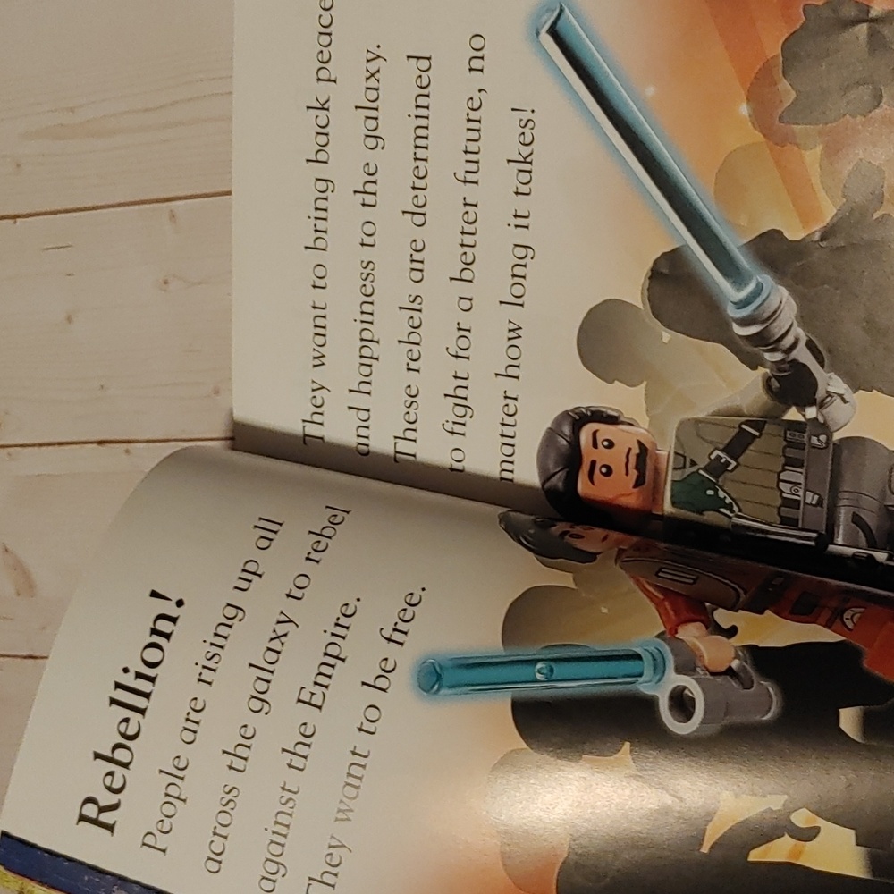 Lego Star Wars Free The Galaxy DK Level 2 Easy Reader Book Learners - Picture 4 of 4